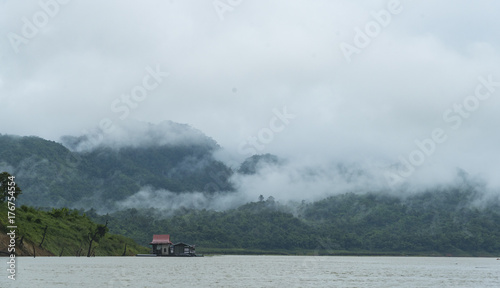 landscape view of tropical ...