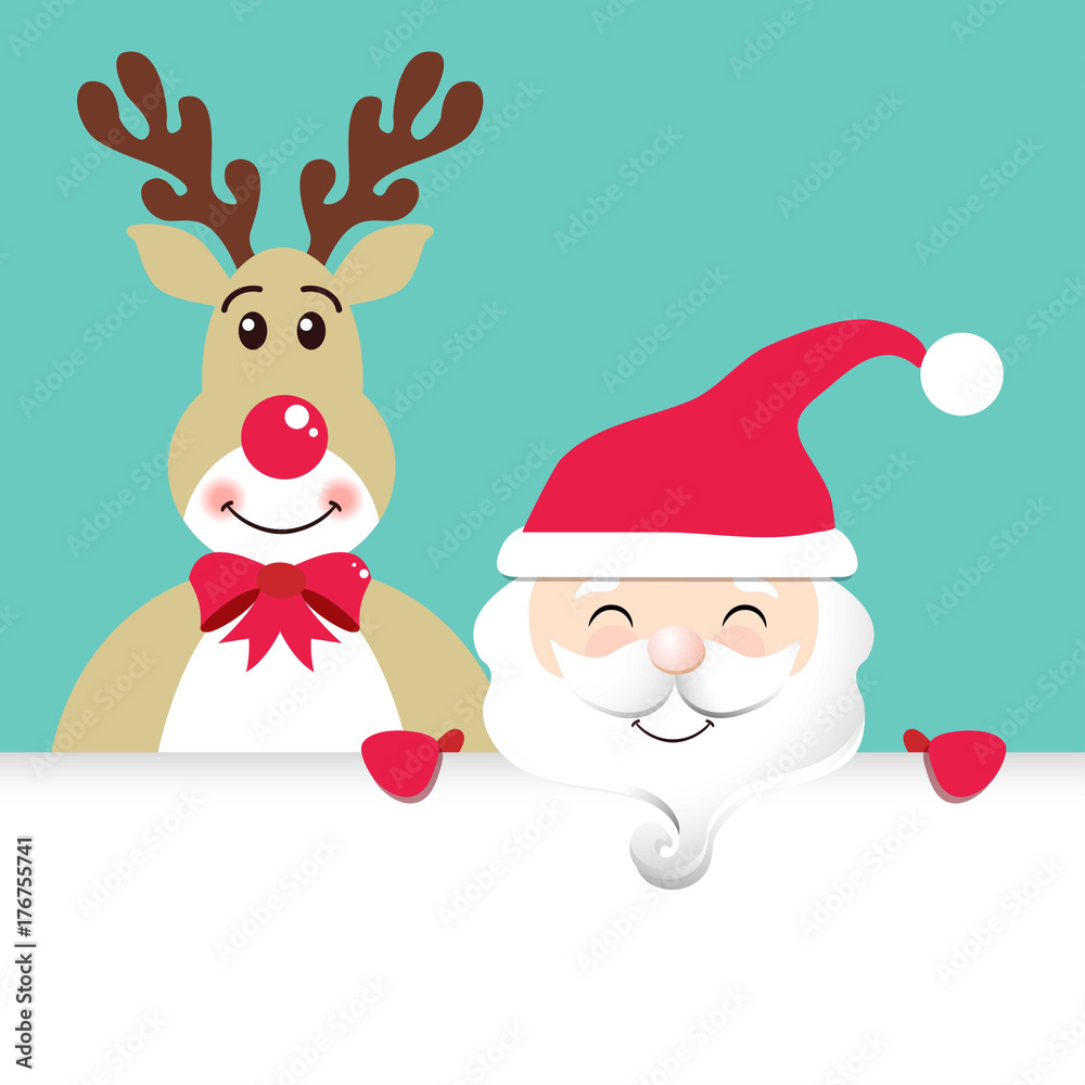 Christmas background with Santa Claus Christmas background with Santa Claus
