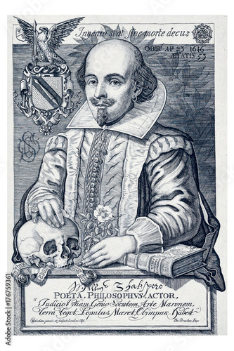 Fototapeta Portrait of William Shakespeare