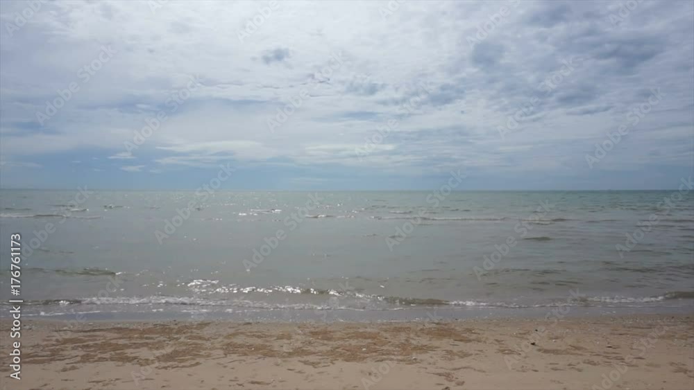 beautiful panorama landscape view of sea sand and blue sky with cloud. beautiful panorama landscape view of sea sand and blue sky with cloud.