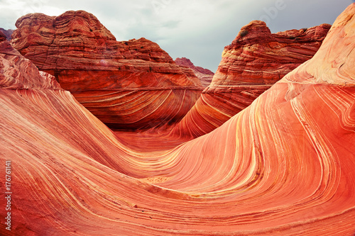 The Wave Sandstone Rock Formation in North Coyote Buttes near the Arizona/Utah Border