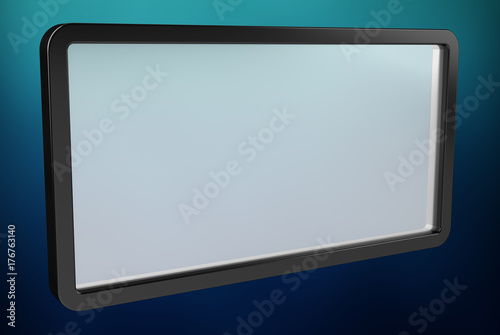 Simple digital screens tablet 3D rendering