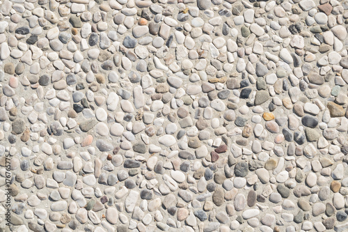 Background concrete with small pebbles, pebbles