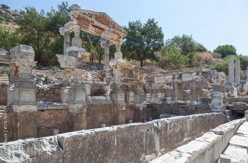 Ruins of the ancient city of Ephesus