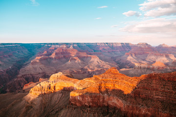 Fotobehang Canyon Weids panorama Grand Canyon park  © jon_chica