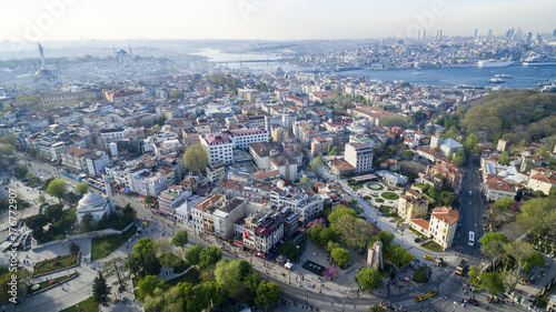 aerial view of istanbul