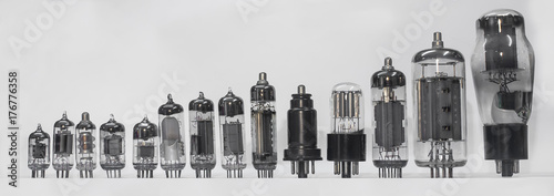 Obraz na płótnie vacuum tube set w salonie
