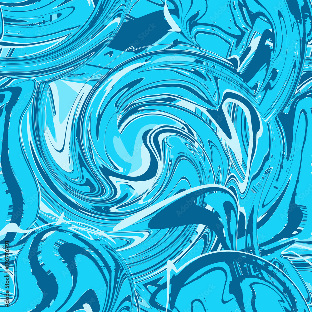 Liquid art paint abstract marble background Vector Image