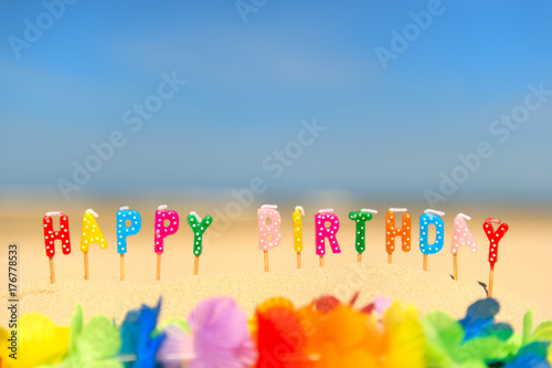 Photography Happy birthday candles