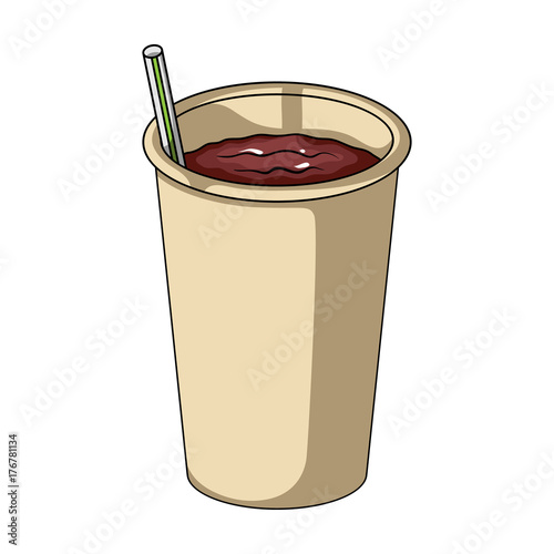 Glass, single icon in cartoon style.Glass, vector symbol stock illustration web.