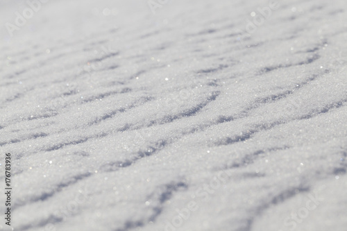 Surface snowdrifts, winter © rsooll