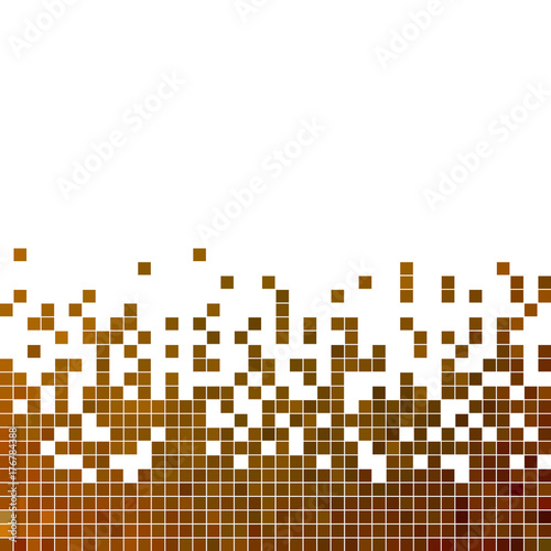 abstract vector square pixel mosaic background