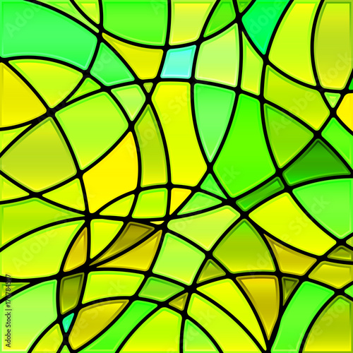 abstract vector stained-glass mosaic background