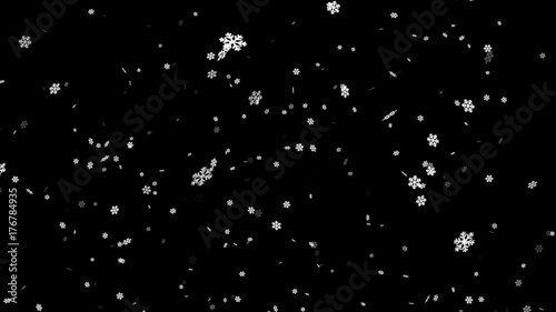 Looping Snowflake Backgrounds 1