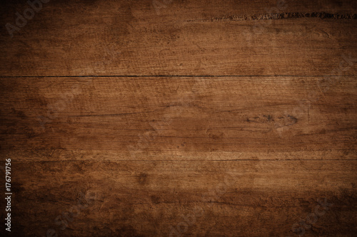 Old grunge dark textured wooden background The surface of the old brown wood texture