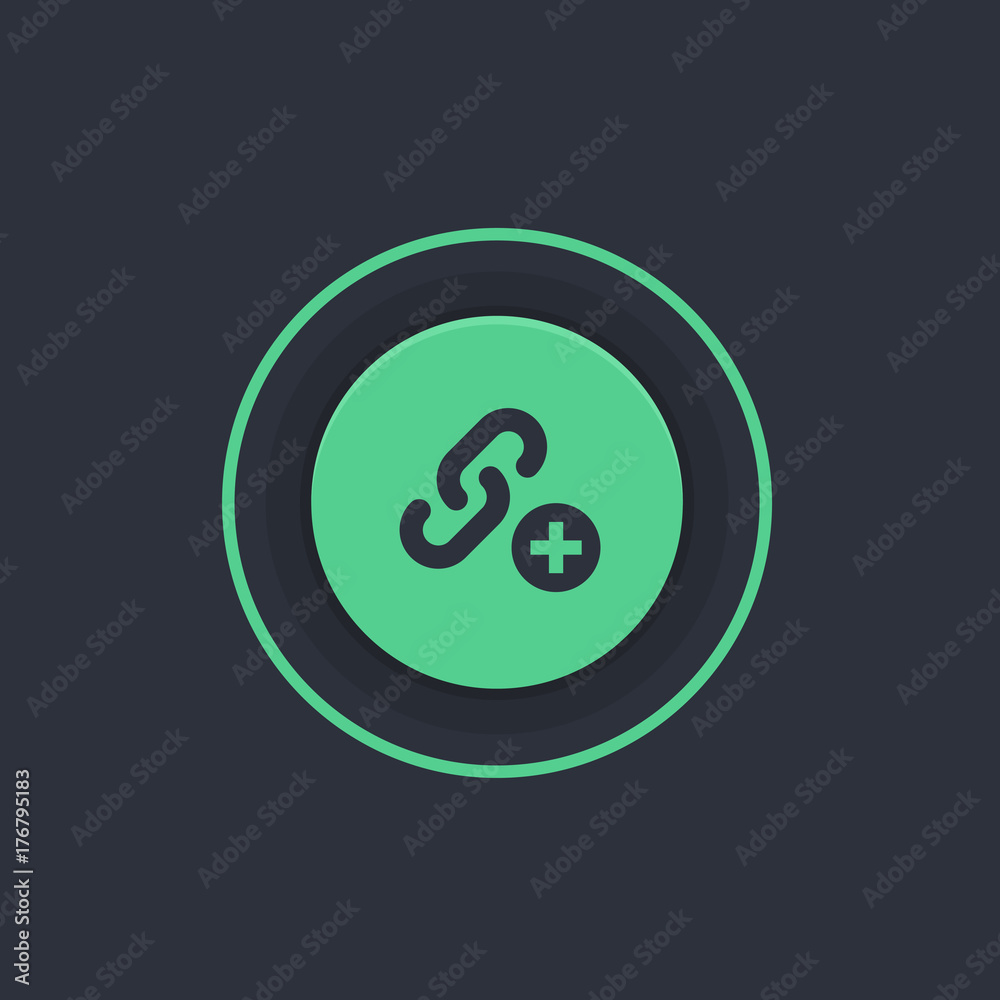 Modern Circle App Button Modern Circle App Button