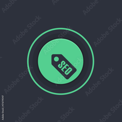 Modern Circle App Button