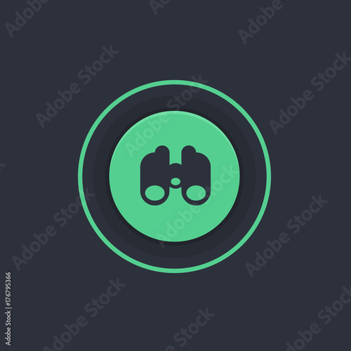 Modern Circle App Button