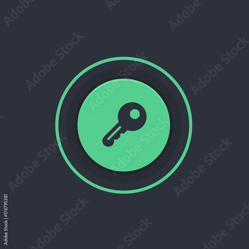 Modern Circle App Button