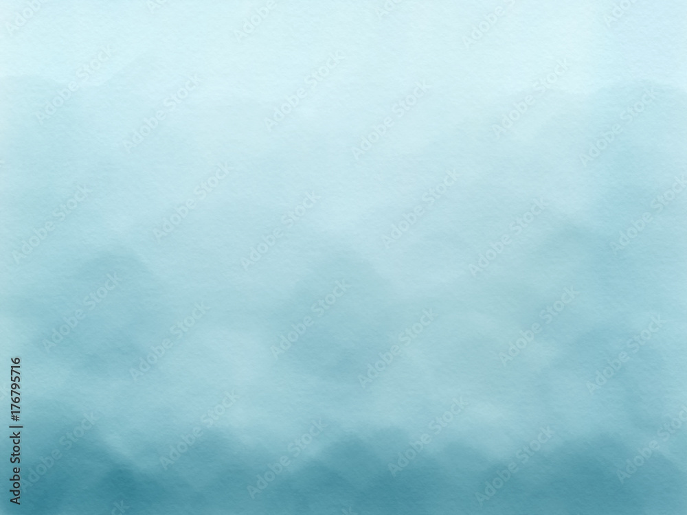 Obraz premium Colorful hand drawn stripe abstract blue watercolor texture background, illustration of vertical lines painted by watercolor on canvas, high quality