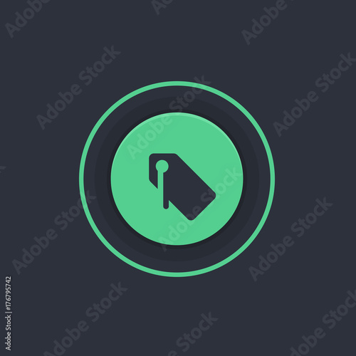 Modern Circle App Button