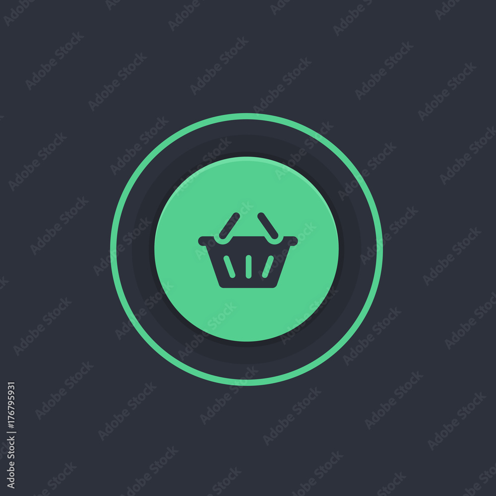 Modern Circle App Button