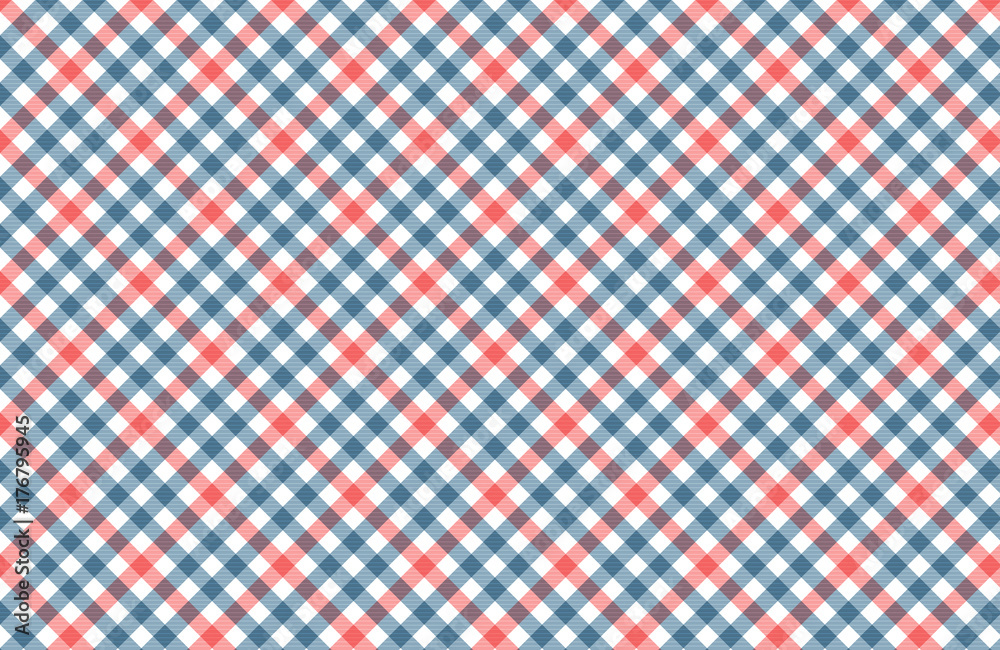 Tartan Vector Patterns, Red, White And Blue Tartan Vector Patterns, Red, White And Blue