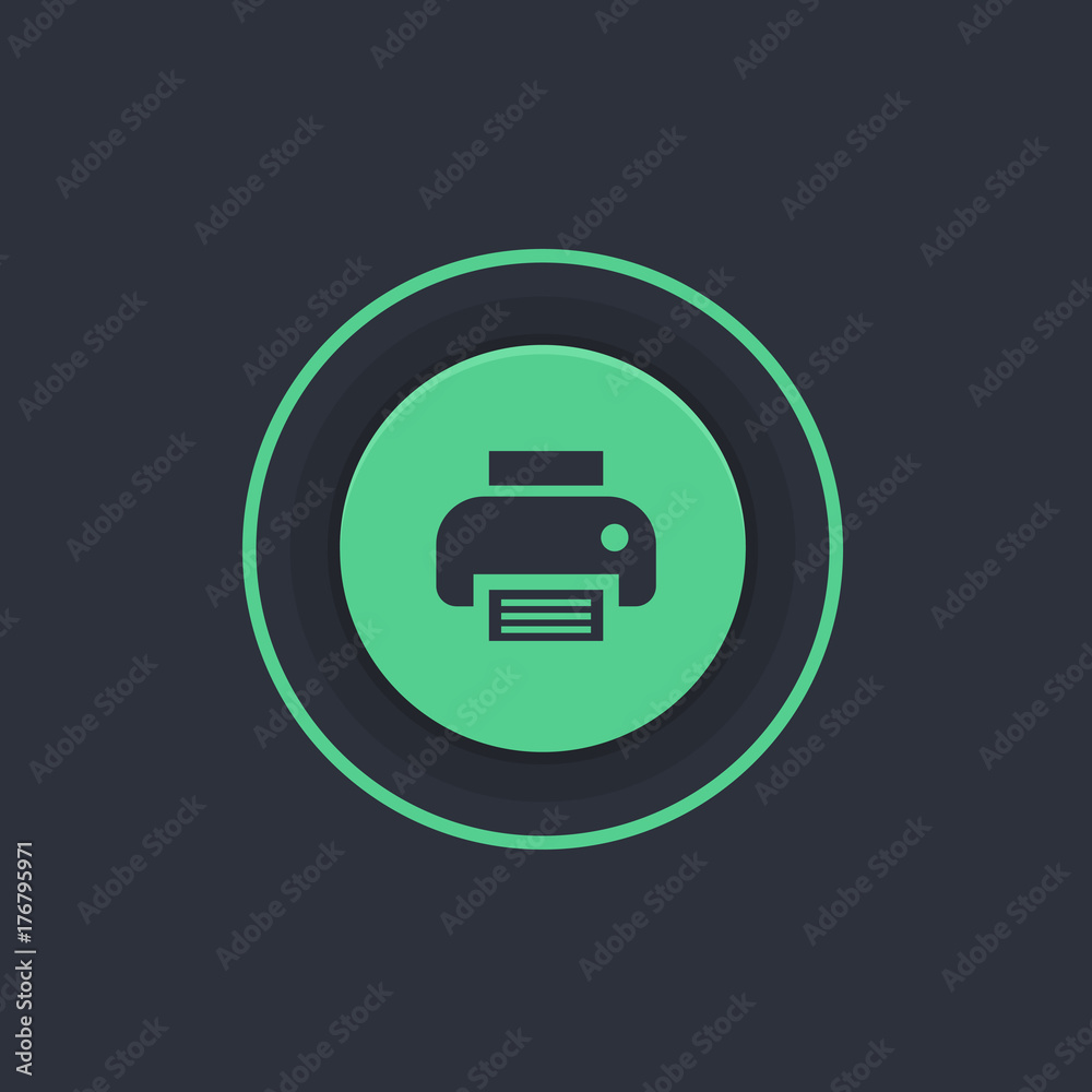 Modern Circle App Button Modern Circle App Button