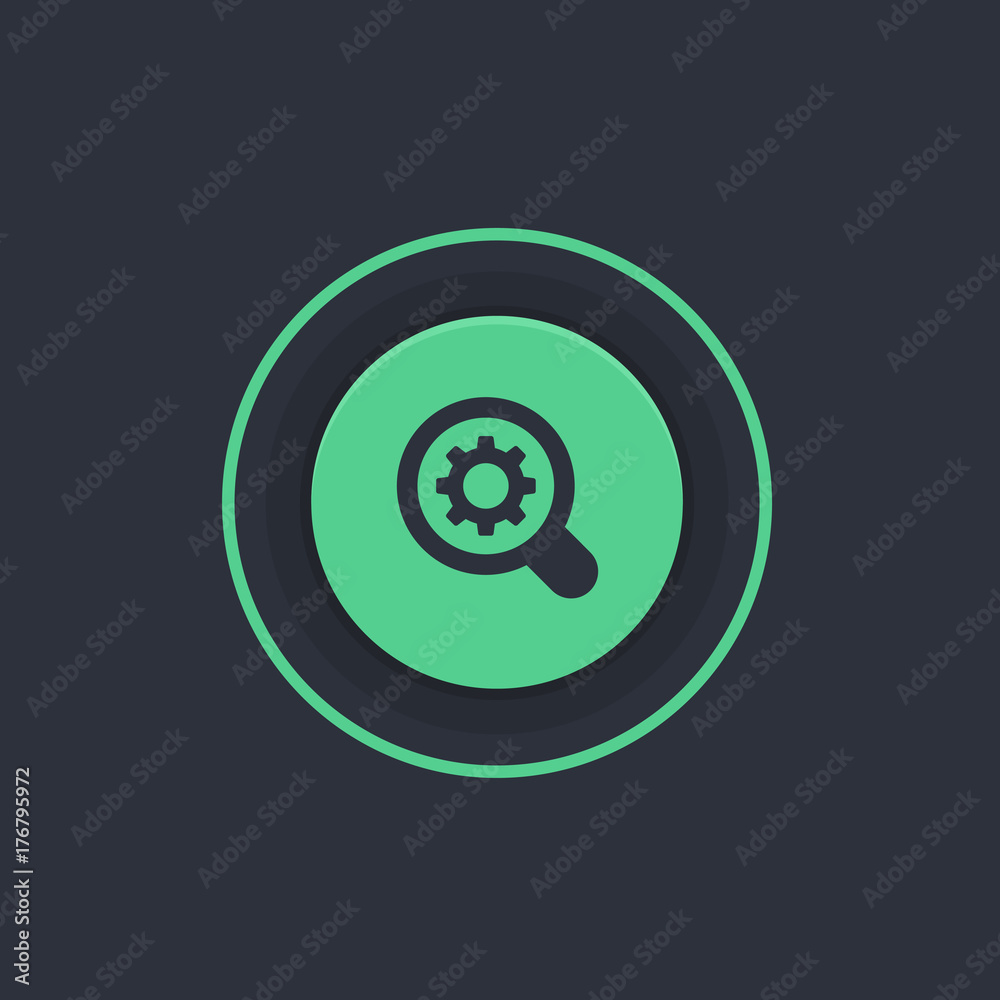 Modern Circle App Button Modern Circle App Button