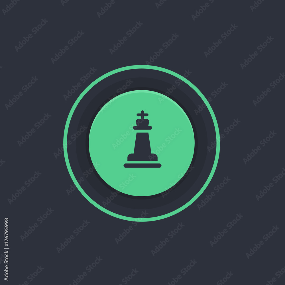 Modern Circle App Button Modern Circle App Button
