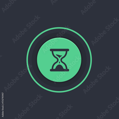 Modern Circle App Button