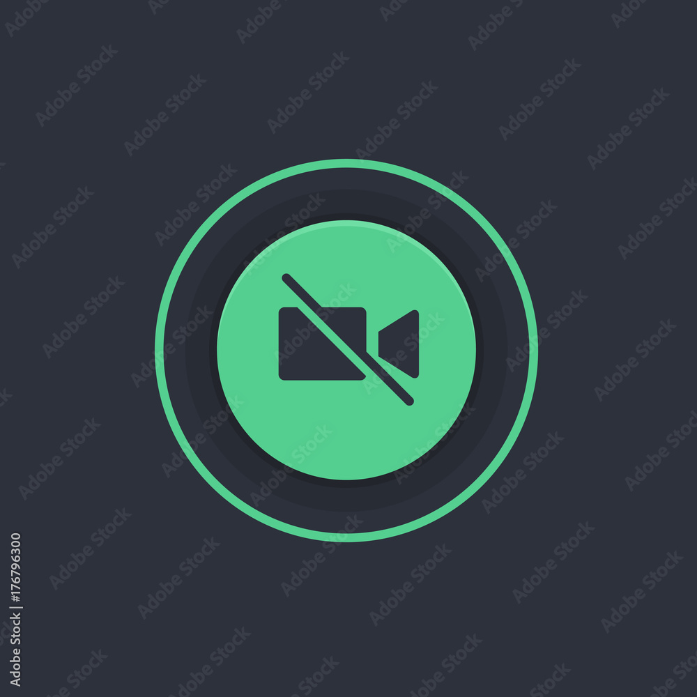 Modern Circle App Button Modern Circle App Button