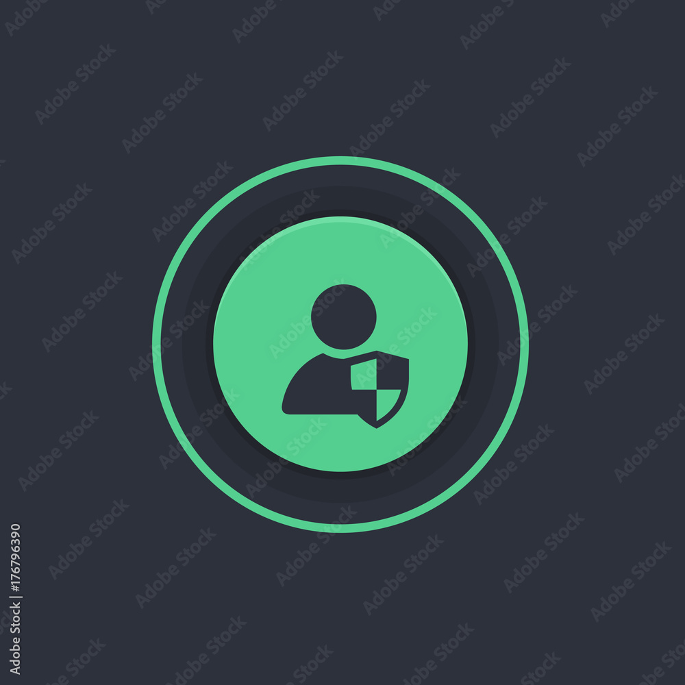 Modern Circle App Button Modern Circle App Button