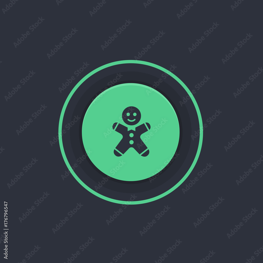 Modern Circle App Button Modern Circle App Button