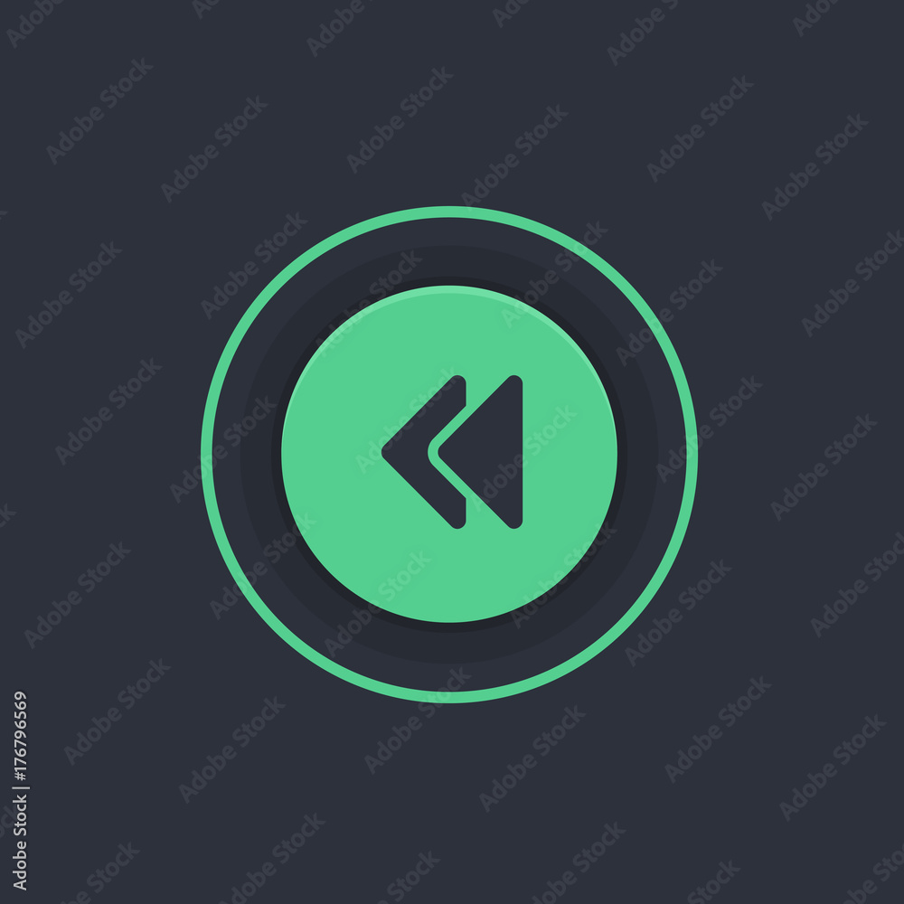Modern Circle App Button Modern Circle App Button