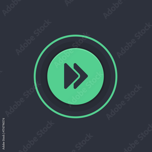 Modern Circle App Button