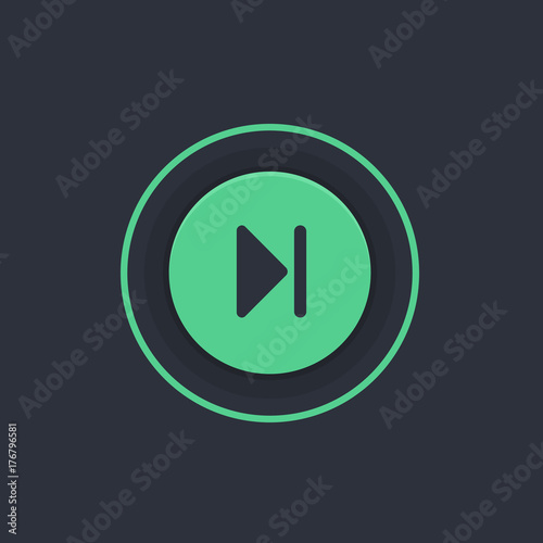 Modern Circle App Button