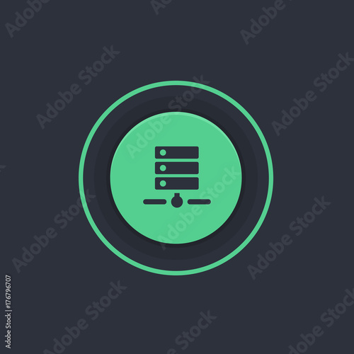 Modern Circle App Button