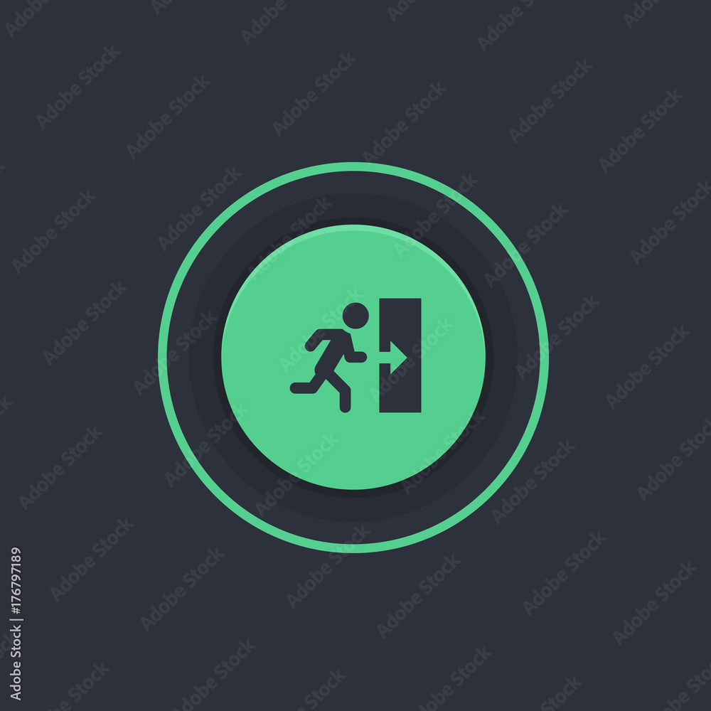 Modern Circle App Button Modern Circle App Button