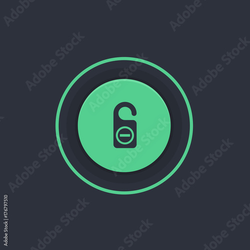 Modern Circle App Button