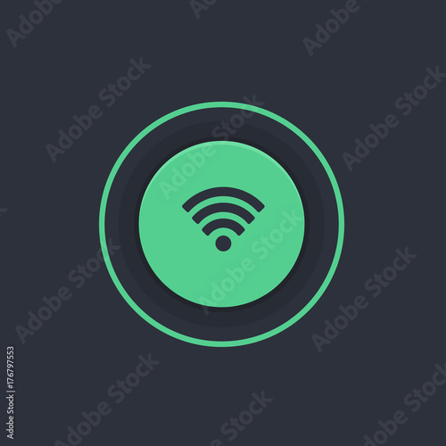 Modern Circle App Button