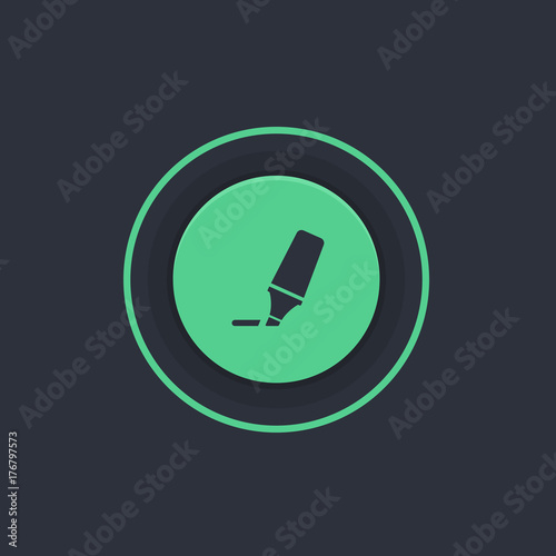 Modern Circle App Button
