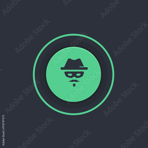 Modern Circle App Button