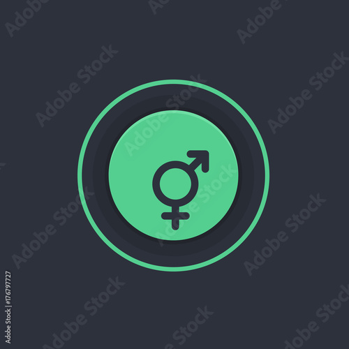 Modern Circle App Button