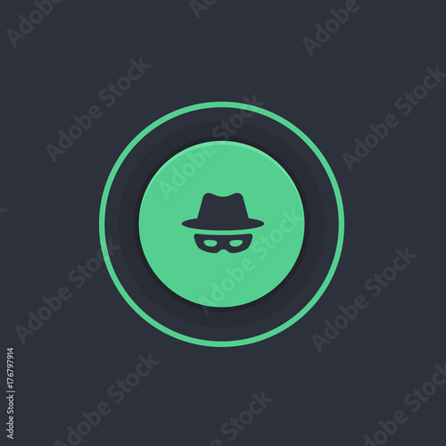Modern Circle App Button