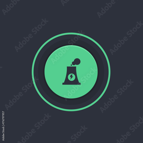 Modern Circle App Button