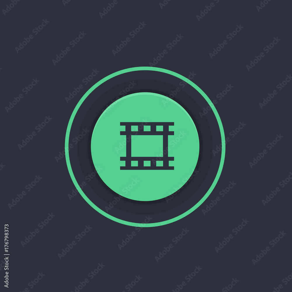 Modern Circle App Button Modern Circle App Button