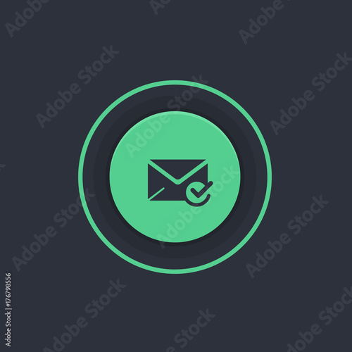 Modern Circle App Button