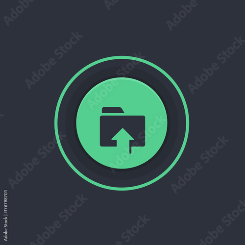 Modern Circle App Button