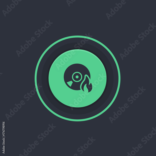 Modern Circle App Button